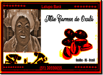 Cartão de Mãe Carmen -  Lalupo